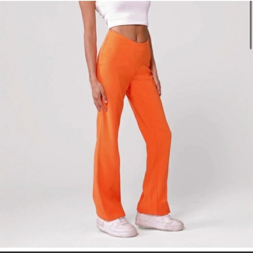 Tiger Mist Ceara Pant In Bright Orange